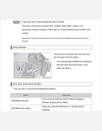 toyota crown 2010-2011 owners manual in english